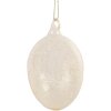 Clayre & Eef 6GL4448 Suspension décorative Oeuf transparent Ø 6x10 cm