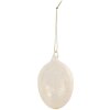 Clayre & Eef 6GL4448 Suspension décorative Oeuf transparent Ø 6x10 cm