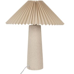 Clayre & Eef 6LMC0082 Lampe de table Beige Ø...