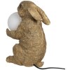 Clayre & Eef 6LMP790 Lampe de table lapin or G9 max 60W 27x19x35 cm