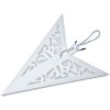 Clayre & Eef 6PA0511M Décoration étoile blanche 45x15x45 cm