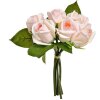 Clayre & Eef 6PL0239 Bouquet de fleurs artificielles avec 6 roses 16x16x24 cm