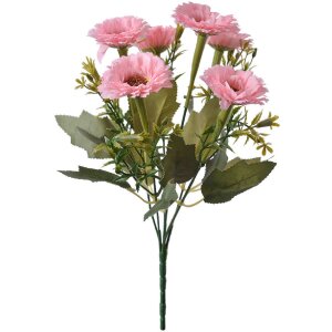 Clayre & Eef 6PL0247 Fleur artificielle rose 10x10x30 cm