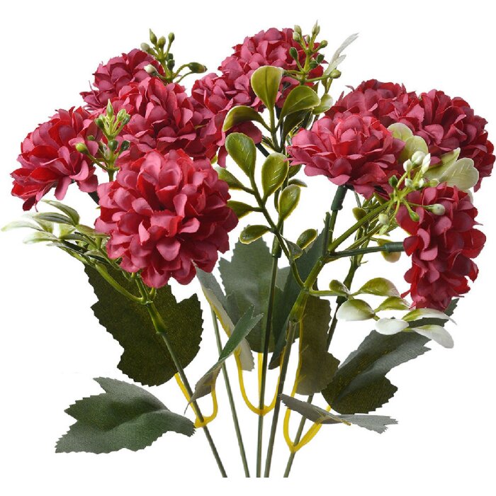 Clayre & Eef 6PL0261 Fleur artificielle rouge 15x8x30 cm