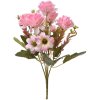 Clayre & Eef 6PL0267 Fleur artificielle rose 15x10x30 cm