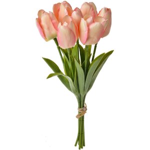 Clayre & Eef 6PL0277 Fleur artificielle Tulipes roses...