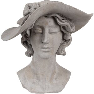 Clayre & Eef 6PR4979 Pot de fleurs femme avec chapeau...