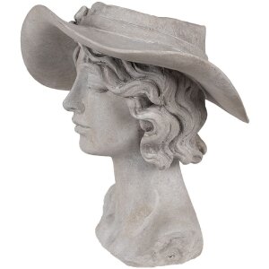 Clayre & Eef 6PR4979 Pot de fleurs femme avec chapeau...