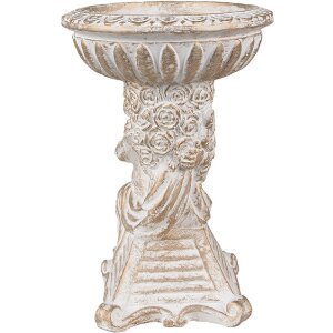 Clayre & Eef 6TE0506 Pot de fleurs ange blanc antique...