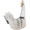 Clayre & Eef 6Y5513 Porte-plantes Cygne blanc 44x26x43 cm