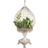 Clayre & Eef 6Y5590 Décoration Cage à oiseaux Beige Ø 36x69 cm