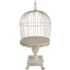 Clayre & Eef 6Y5591 Décoration Cage à oiseaux Fer antique Beige Ø 33x69 cm