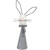 Clayre & Eef 6Y5593 Décoration Lapin Gris Blanc 21x11x48 cm