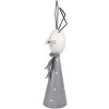 Clayre & Eef 6Y5593 Décoration Lapin Gris Blanc 21x11x48 cm