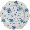 Clayre & Eef BRBDP Petite assiette Porcelaine Blanc Bleu Ø 20x2 cm