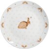 Clayre & Eef BSLCFP Grande assiette Blanc Marron Ø 26x2 cm Porcelaine