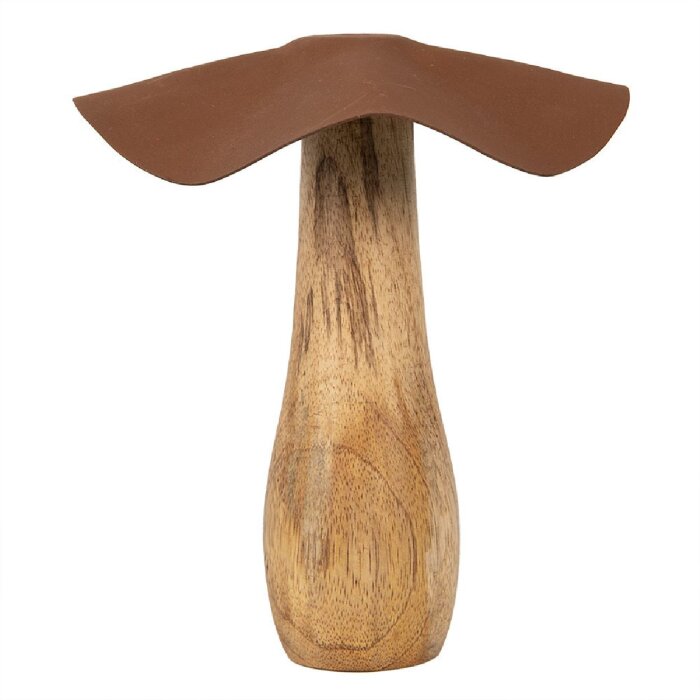 Clayre & Eef 6H2387L Décoration Champignon Marron Ø 16x19 cm