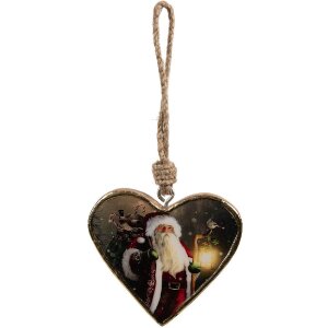 Clayre & Eef 6H2385L Pendentif cœur rouge...