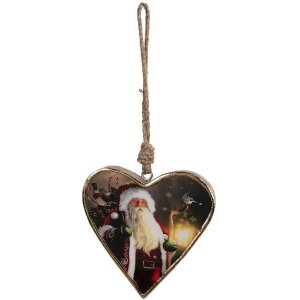 Clayre & Eef 6H2385M Pendentif cœur rouge...