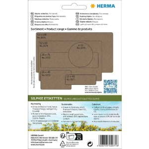 HERMA 2071 Étiquettes polyvalentes 12x40mm papier...