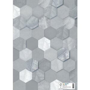 HERMA 20090 Protège-cahier carton X A4 gris