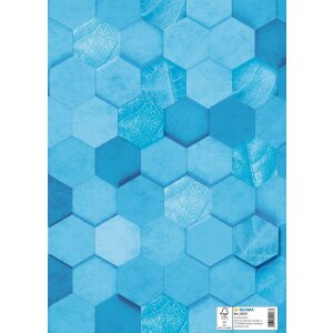 HERMA 20093 Protège-cahier carton X A4 bleu clair