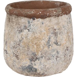 Clayre & Eef 6TE0527L Pot de fleurs Terracotta Beige...