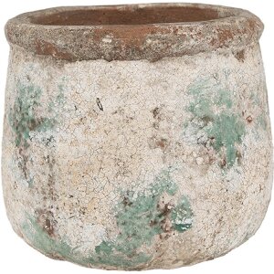 Clayre & Eef 6TE0527M Pot de fleurs Terracotta Beige...