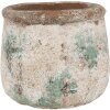 Clayre & Eef 6TE0527M Pot de fleurs Terracotta Beige Ø 16x13 cm style rustique