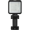 Hama 49BD Lampe LED pour smartphones Caméras photo vidéo à intensité variable Fonctionnement sur piles