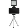 Hama 49BD Lampe LED pour smartphones Caméras photo vidéo à intensité variable Fonctionnement sur piles