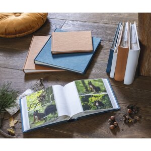 Hama Album Jumbo Wrinkled 30x30 cm 80 pages blanches marron