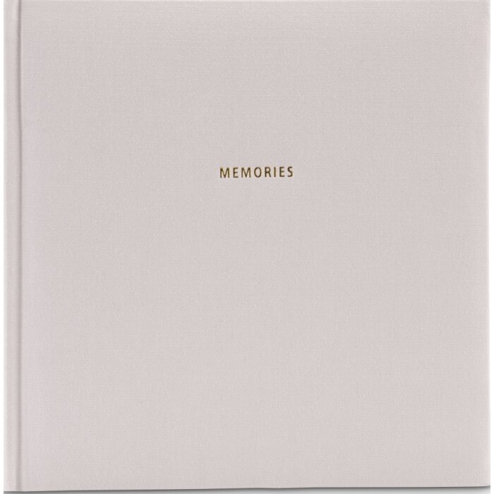 Hama Album-livre Memories 25x25cm 50 pages noires Gris