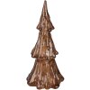 Clayre & Eef 6PR4364 LED Sapin de Noël couleur or Ø 12x24 cm 3xAAA