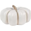 Clayre & Eef 6PR4366 Déco Citrouille Blanc Polyrésine Ø 27x16 cm