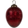 Clayre & Eef 6GL4507 Set de boules de Noël rouge 24x23x9 cm Ø 5x10 cm