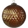 Clayre & Eef 6GL4511 Boule de Noël marron or Ø15cm 4er Set