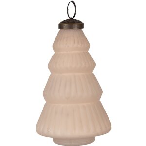 Clayre & Eef 6GL4514 Boule de Noël Beige Verre...