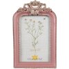 Clayre & Eef 2F1104 Cadre photo rose argent 16x2x23 cm 13x18 cm