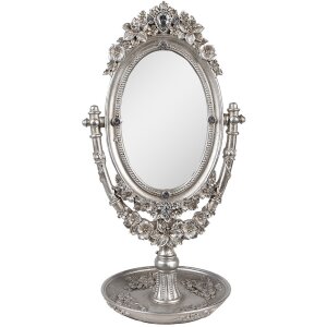 Clayre & Eef 62S297 Miroir de table couleur argent...