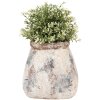 Clayre & Eef 6TE0532S Pot de fleurs 10x10x10 cm