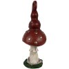 Clayre & Eef 6PR4159 Décoration champignon rouge 8x6x17 cm