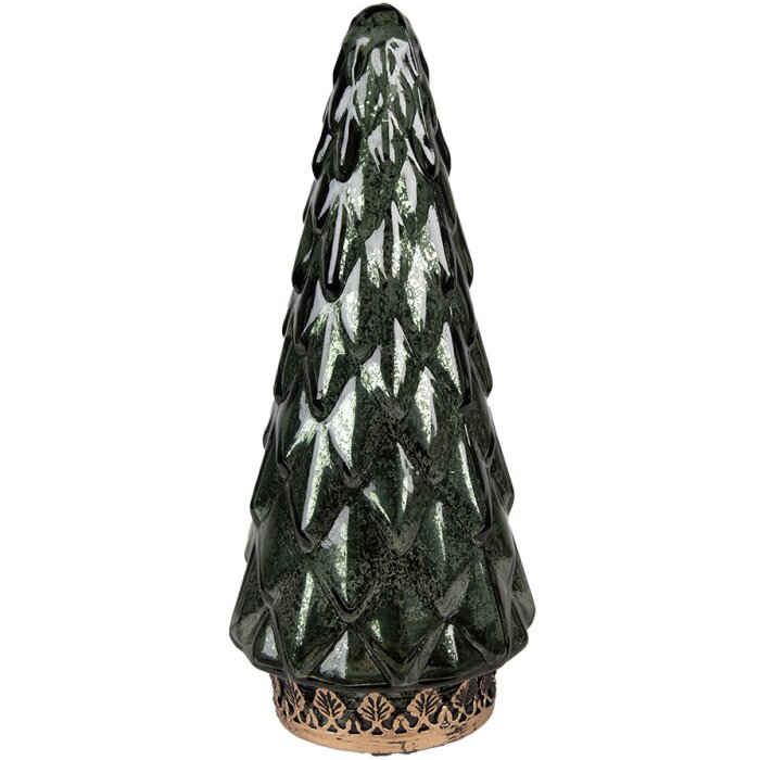 Clayre & Eef 6GL4572GR Sapin de Noël avec LED Vert Ø 11x24 cm