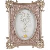 Clayre & Eef 2F1115 Cadre photo Argenté Rose 17x3x21 cm 10x15 cm