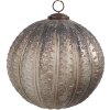 Clayre & Eef 6GL4534M Boule de Noël Ø 15x15 cm Argenté