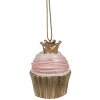 Clayre & Eef 6PR4206 Pendentif pâtisserie or rose Ø 4x6 cm