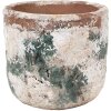 Clayre & Eef 6TE0530M Pot de fleurs beige Ø 14x12 cm