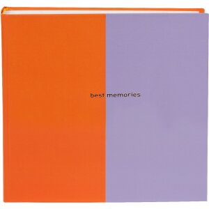 Goldbuch album photo Coloration orange lilas 25x25 cm 60...