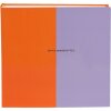 Goldbuch album photo Coloration orange lilas 25x25 cm 60 pages blanches