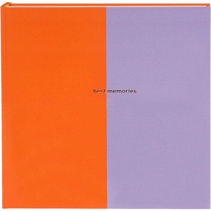 Goldbuch Album photo Coloration orange/lilas 30x31 cm 60 pages papier synthétique